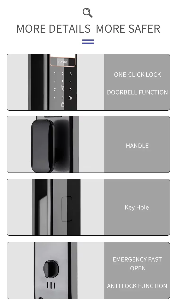 Built-in Doorbell · Instant alert