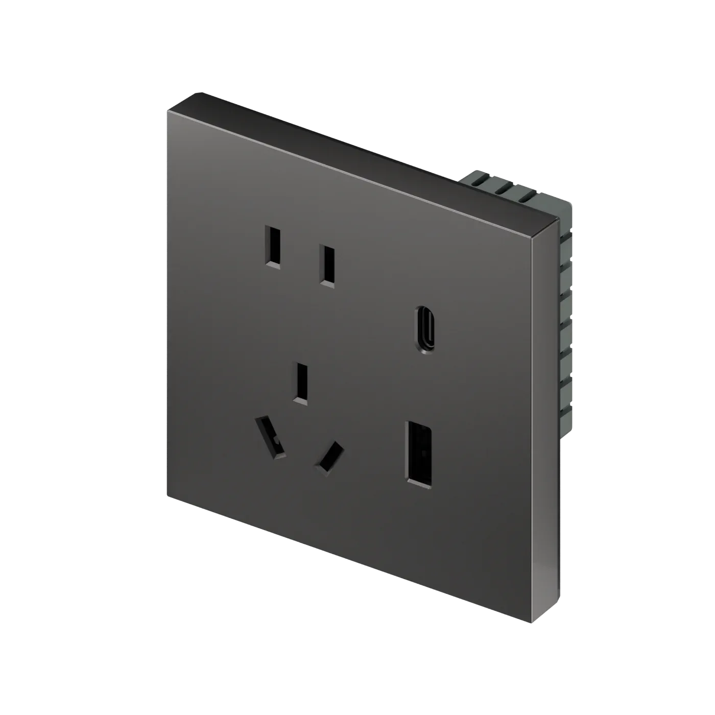 In-Wall Socket (2+3 Pin + USB-C) — image 2